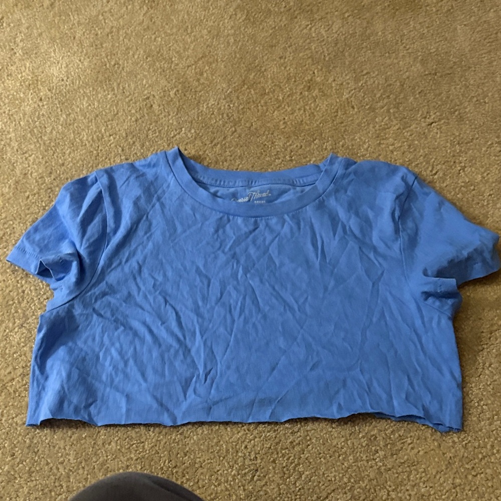 Blue Women's Crop Top